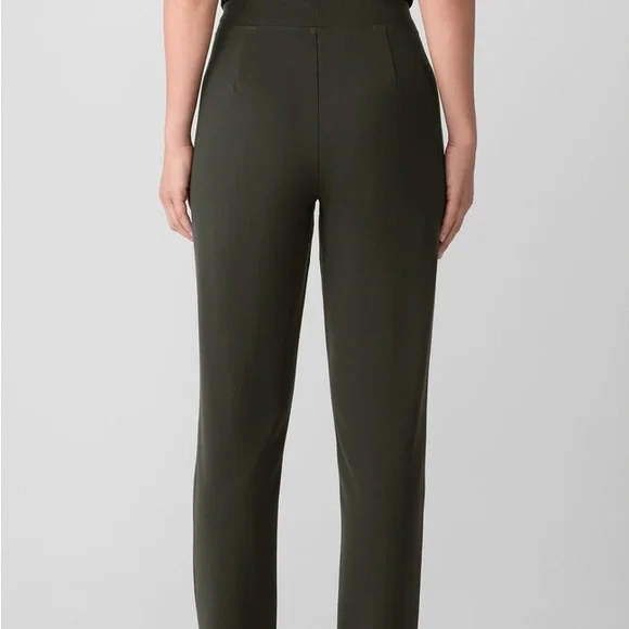 Washable Flex Ponte Slim Pant by Eileen Fisher in “Woodland” size M - Picture 2 of 6